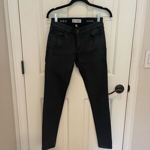 DL1961 Women's waxed Black skinny Jeans